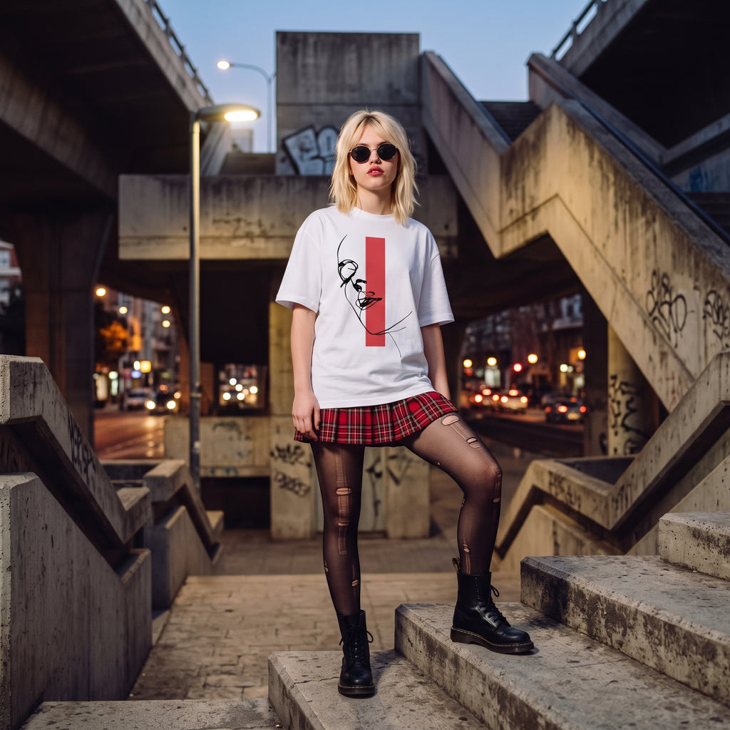 NUKUN Faces of Passion Unisex oversized t-shirt