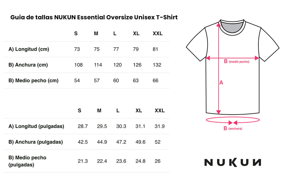 NUKUN Essential Oversize Unisex T-Shirt
