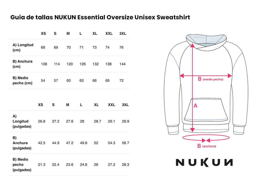NUKUN Essential Oversize Unisex Sweatshirt