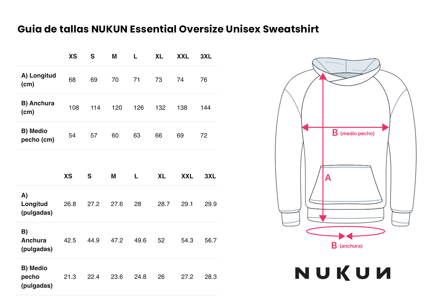 NUKUN Essential Oversize Unisex Sweatshirt